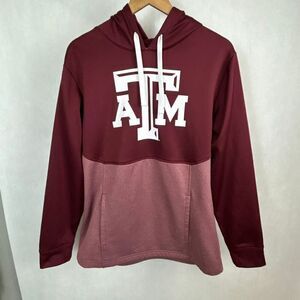 Fanatics Texas A&M Aggies Hoodie Sweatshirt Sz Large Kangaroo Pocket Maroon